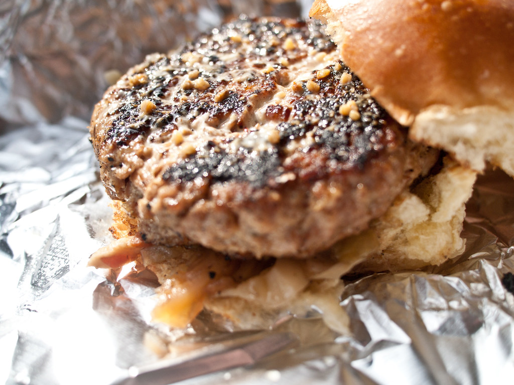 West Side Market Pig Feet Burger Shiitake mushrooms, cab… Flickr