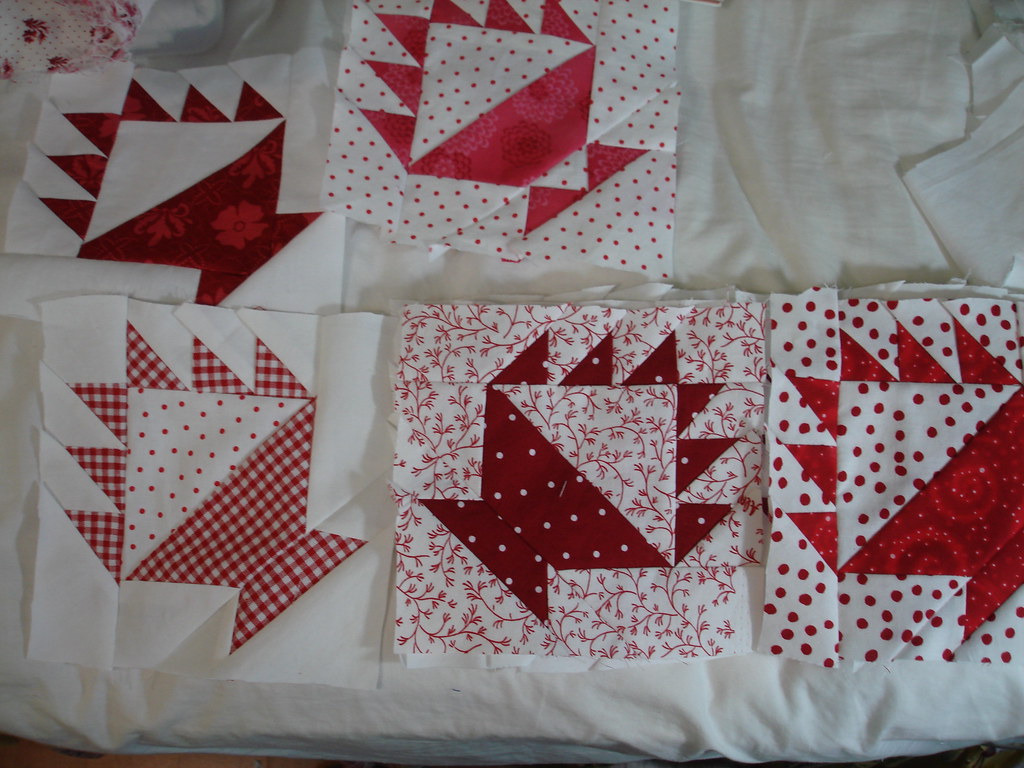 Cake Stand quilt blocks Where I try and learn paper piecin… Flickr