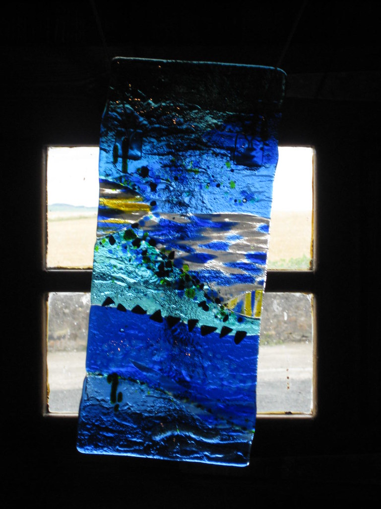 fused glass wall hanging fused glass seascape wall art fus… Flickr
