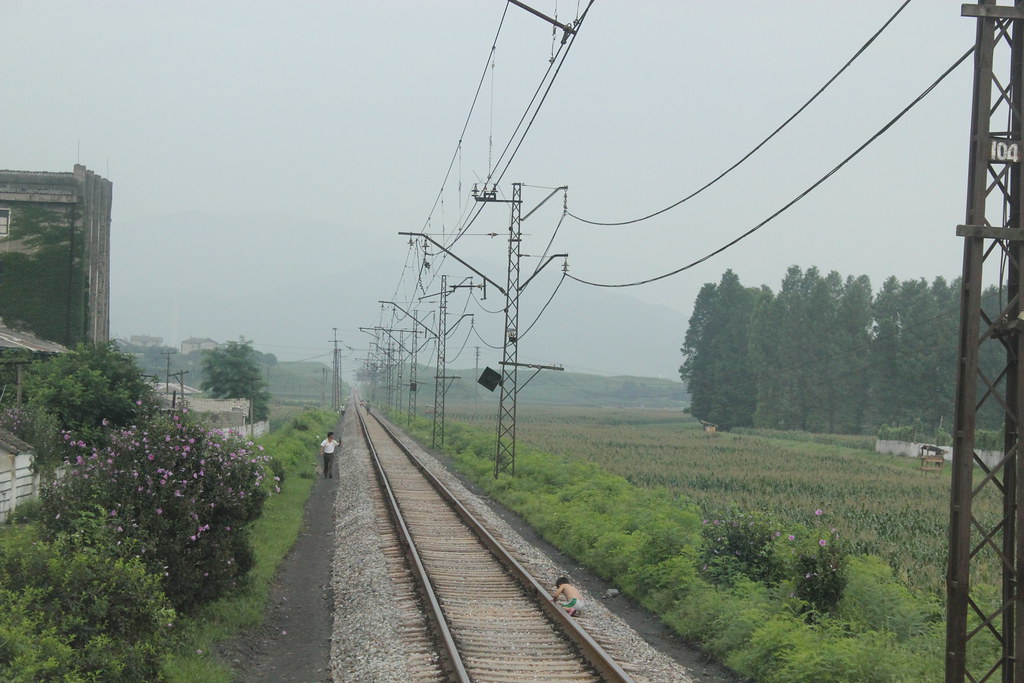Railway in Kowon North Korea Raymond Cunningham Flickr
