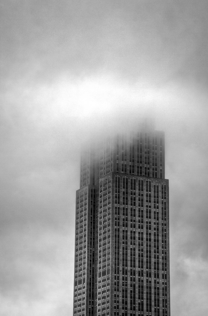 Foggy Empire Empire State Building in the clouds. Matt Burke Flickr