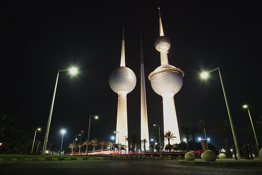 Kuwait Towers Kuwait Towers by night Ben of Walton's Mountain Flickr