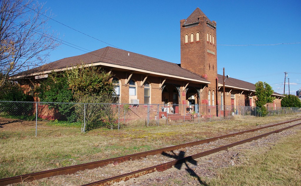 Bonham, TX train station Built by Texas & Pacific Railroad… Flickr