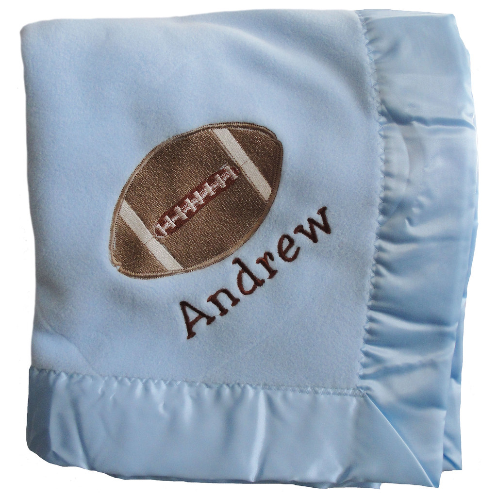 Football Baby Blanket Flickr