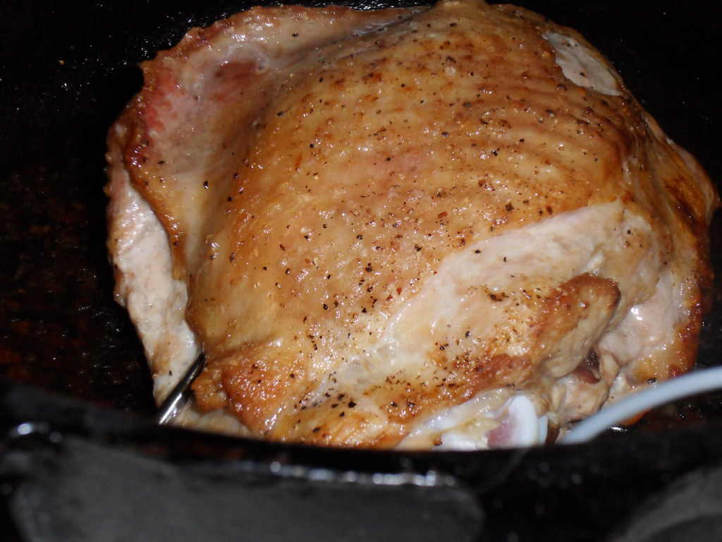 Roasting turkey in dutch oven Colin T Flickr