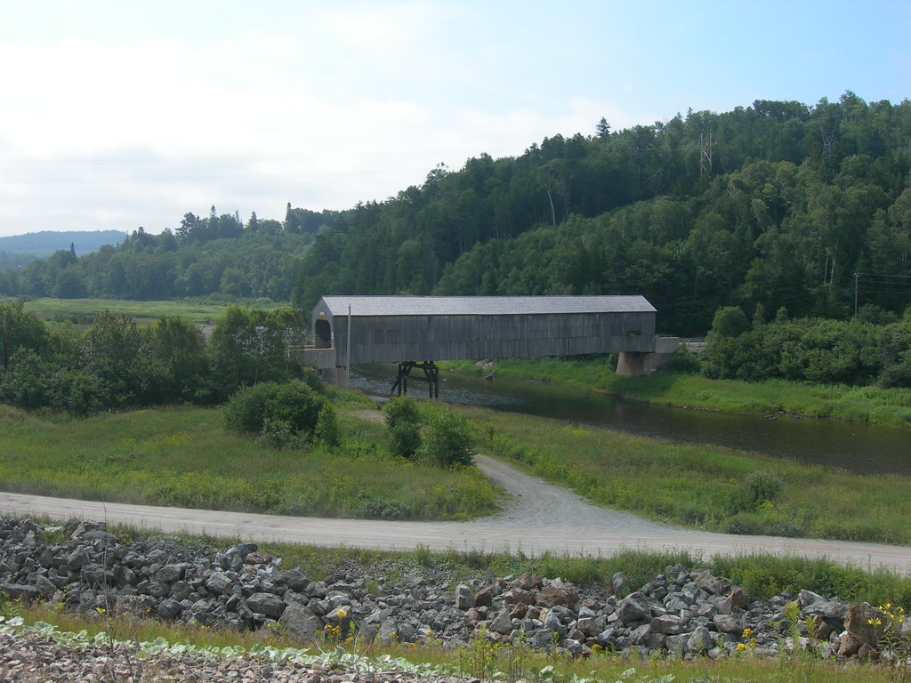 French Village Covered Bridge Constructed in 1912 over the… Flickr