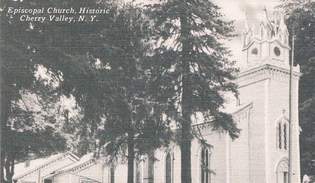 Old Postcard Cherry Valley, NY Episcopal Church in Cherry… Flickr