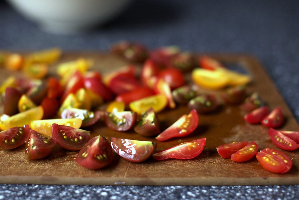 quartered tomatoes deb Flickr