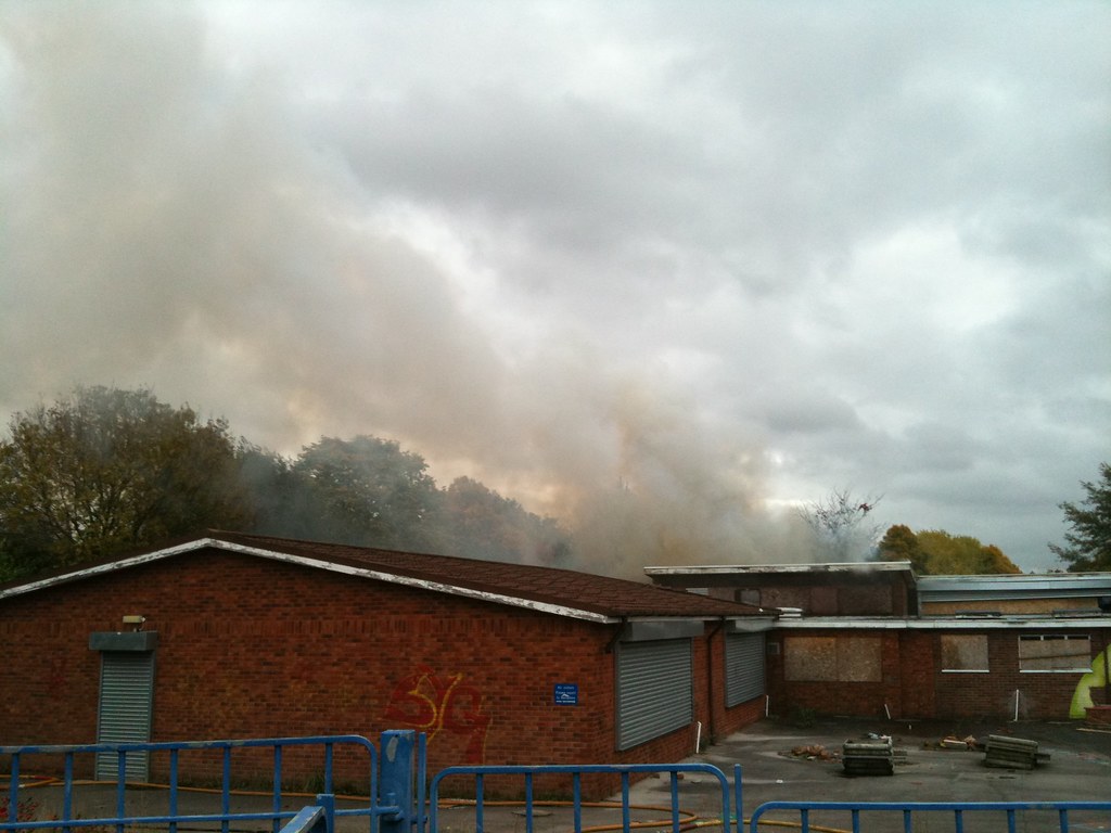 Danesmore Park School Fire, Ashmore Park, Wednesfield Flickr