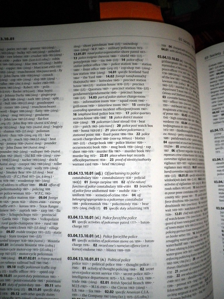 Cop 3, Oxford Historical Thesaurus, the office, Hackney, L… Flickr