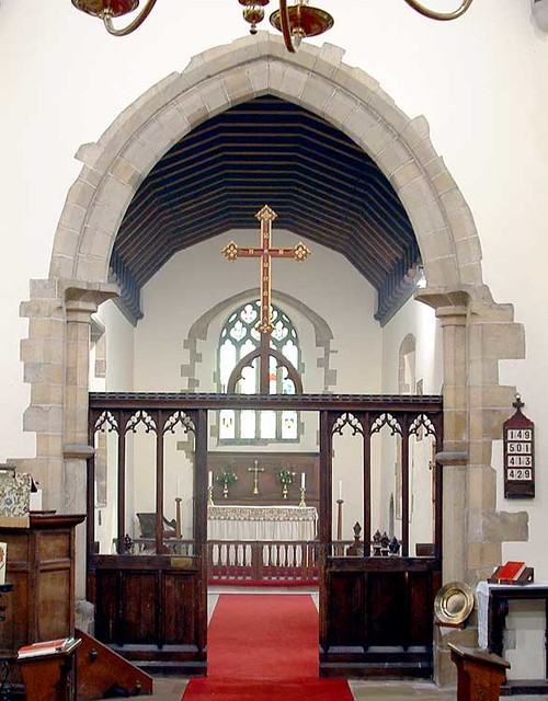 Rolleston Nottinghamshire Looking through the 14c screen t… Flickr