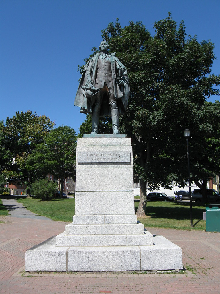 Edward Cornwallis statue Cornwallis Park, Halifax Flickr