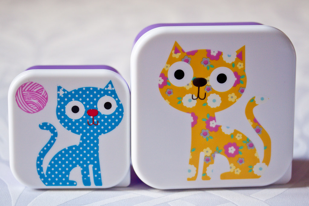 Paperchase Cats Fab stacking mini lunch boxes from Paperch… Zoë