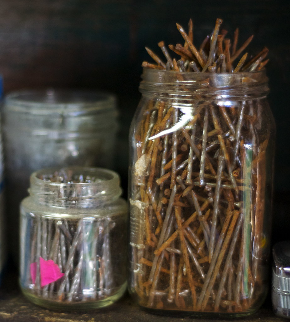 jar of rusty nails John Healey Flickr
