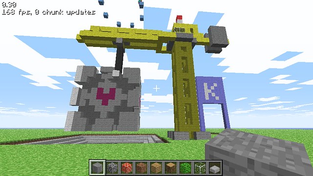 Companion Cube on Minecraft Made by Kuster. Antoine Turmel Flickr