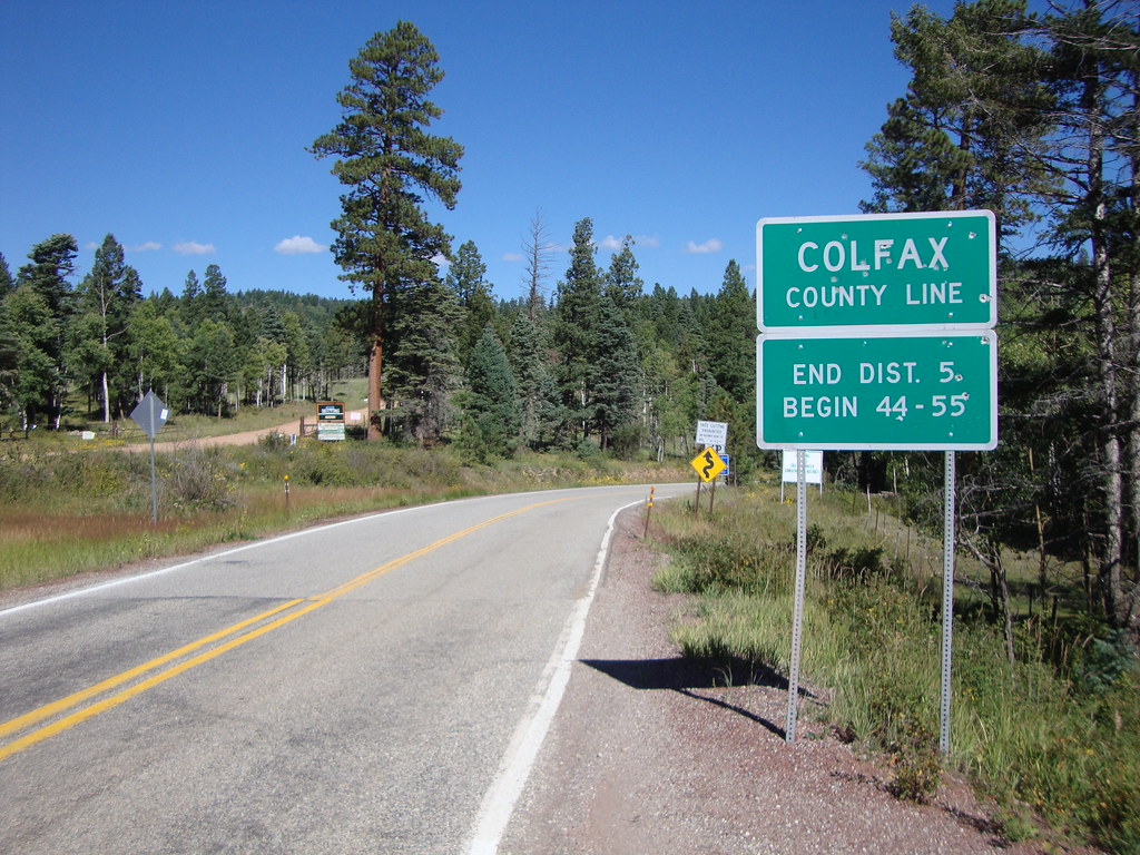 Colfax County Line Sign (Colfax County, New Mexico) Flickr