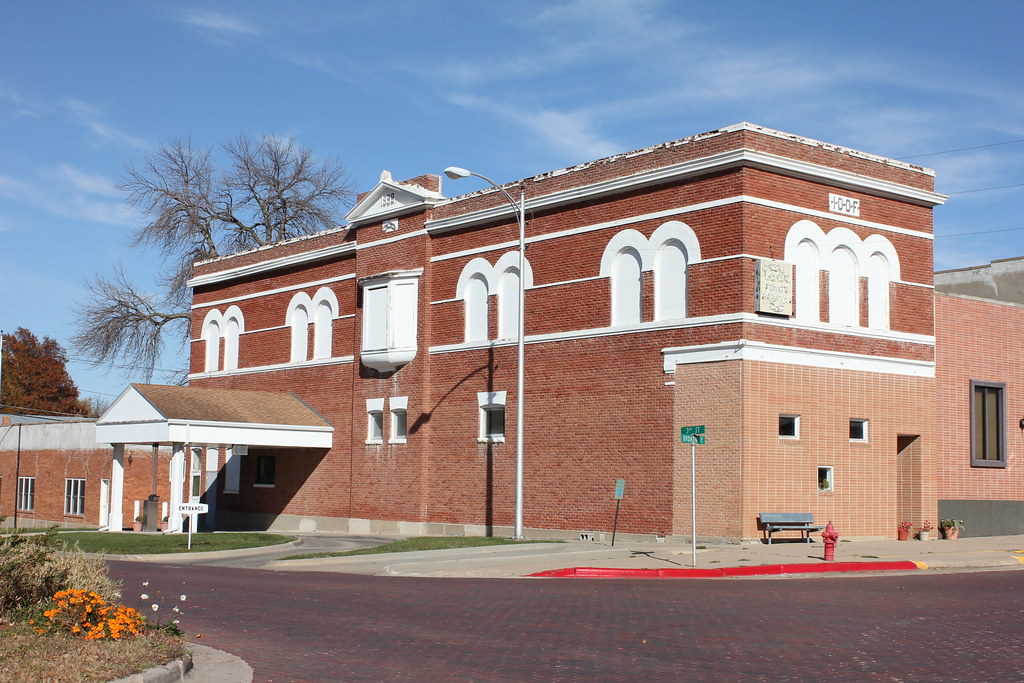I.O.O.F. Hall Tecumseh, NE Built in 1899. Tom McLaughlin Flickr