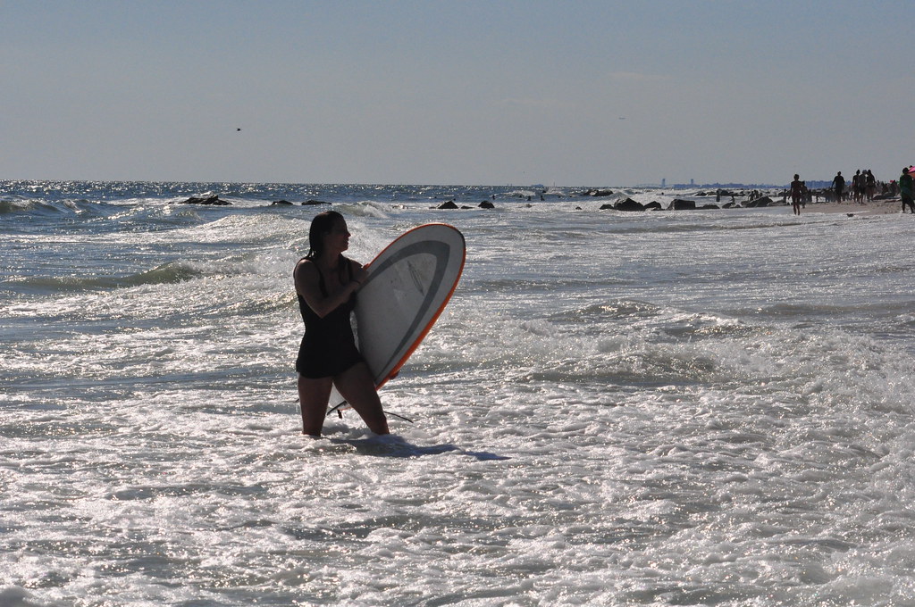 surfer surfing surf Long Beach New York Long Beach Surfing… Flickr