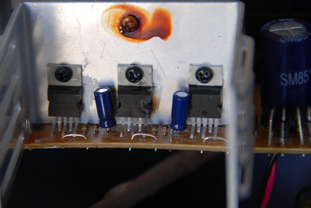 Blown UTC2030 Amplifier chip blew up! i need new speaker s