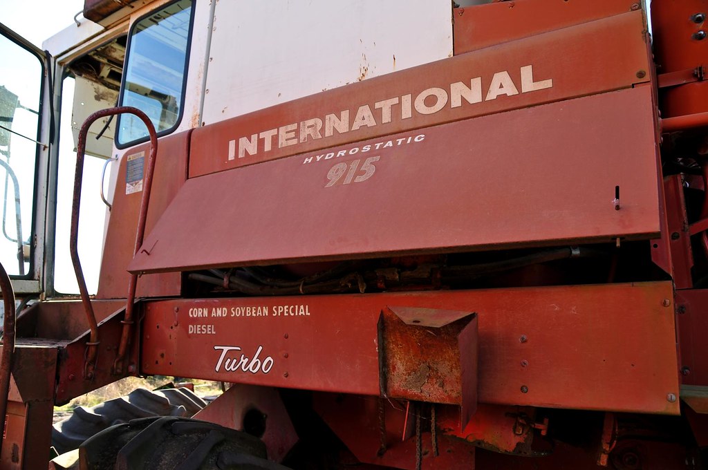 International Combine The tractor junk yard in Colfax, Iow… Flickr