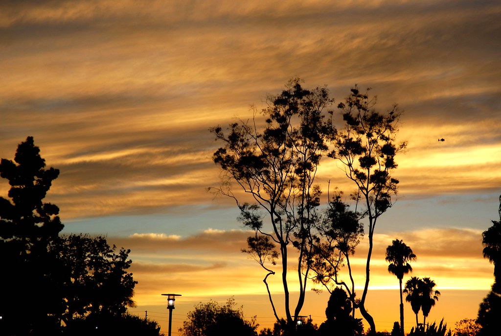 Sunset in Orange County, CA 10.29.10 AngryJulieMonday Flickr