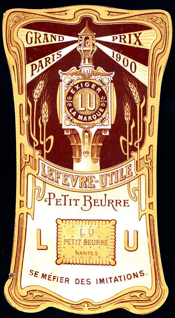 LefevreUtile Tradecard back LefevreUtile Biscuits c1900.… Flickr