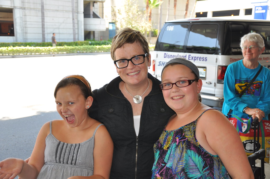 Disneyland day 1 LAX bus stop Derek K. Miller (19692011) Flickr
