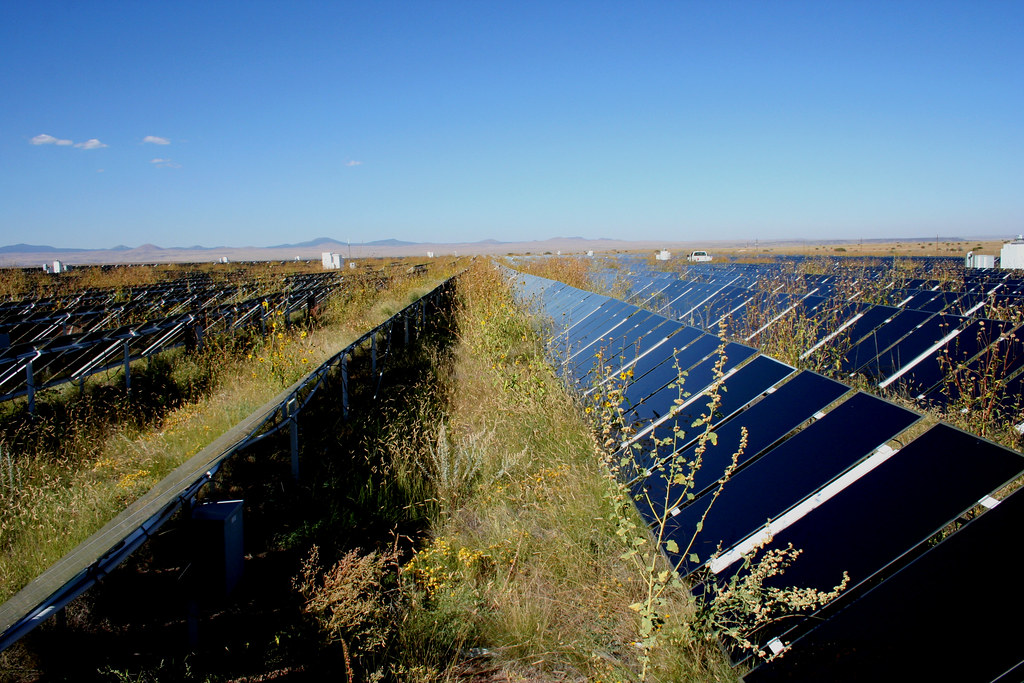 Solar Panels Springerville Power Plant. Springerville, Ari… Lars