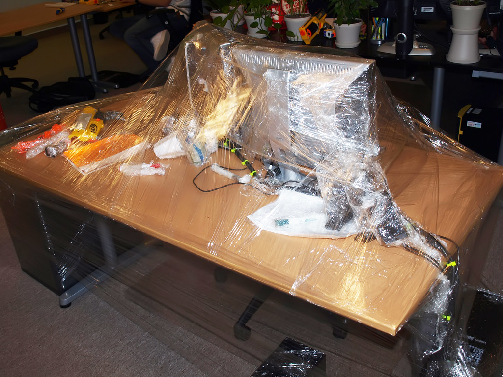 Shrink Wrap Prank Matthew Dillon Flickr