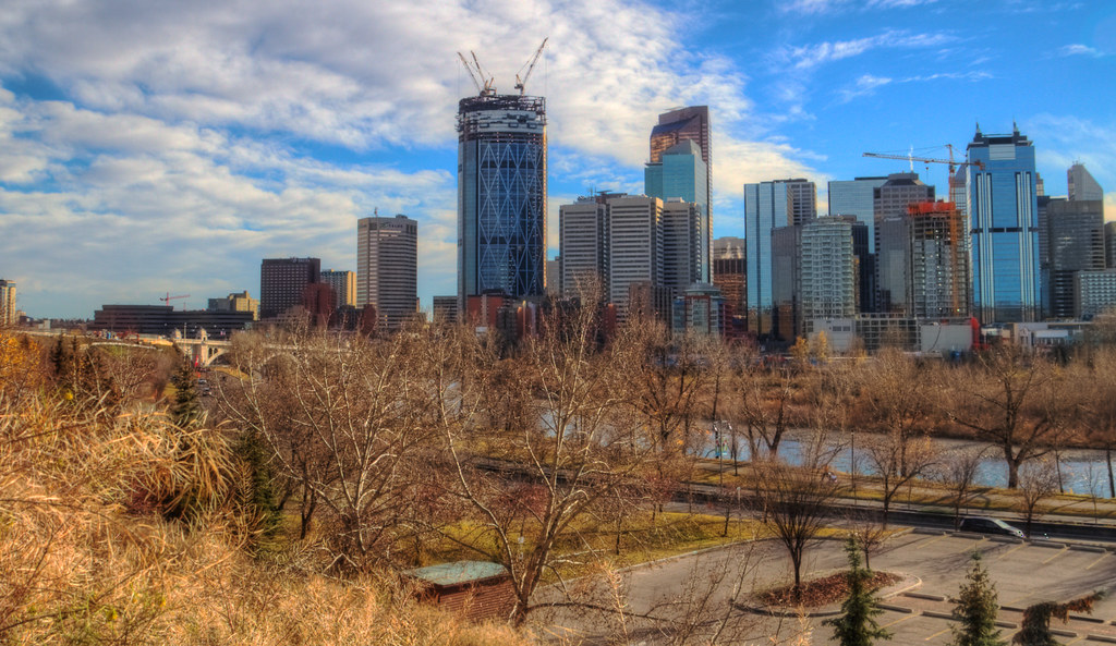 Calgary from Memorial Drive This is my last photo in my Ca… Flickr