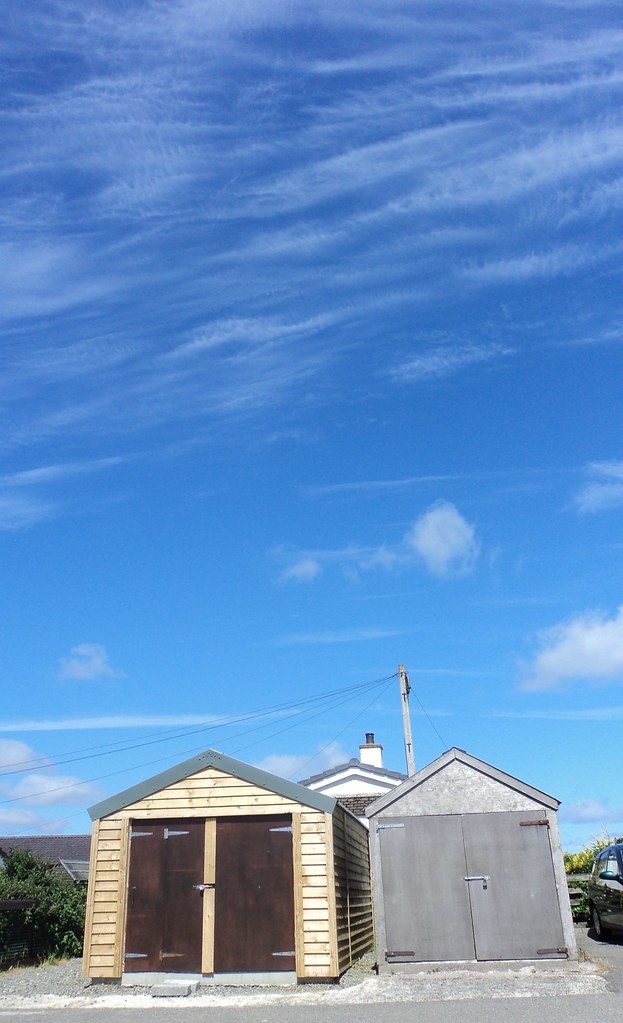 Garages Plasterfield Stornoway, Isle of Lewis Sandie Maciver Flickr