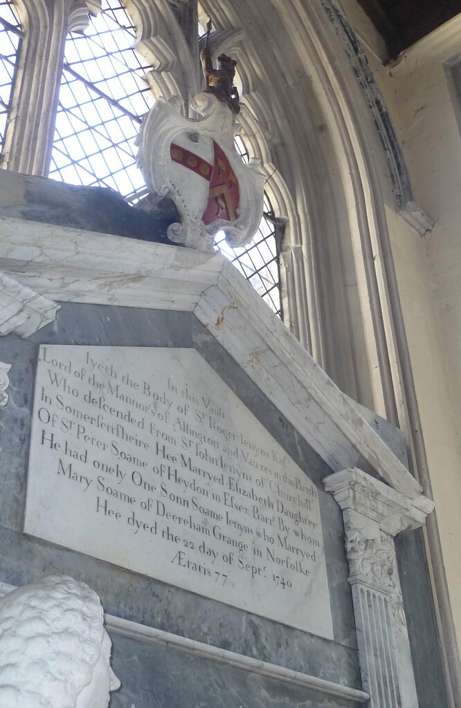 Jenyns Memorial, Holy Trinity Church, Bottisham, Cambs Flickr