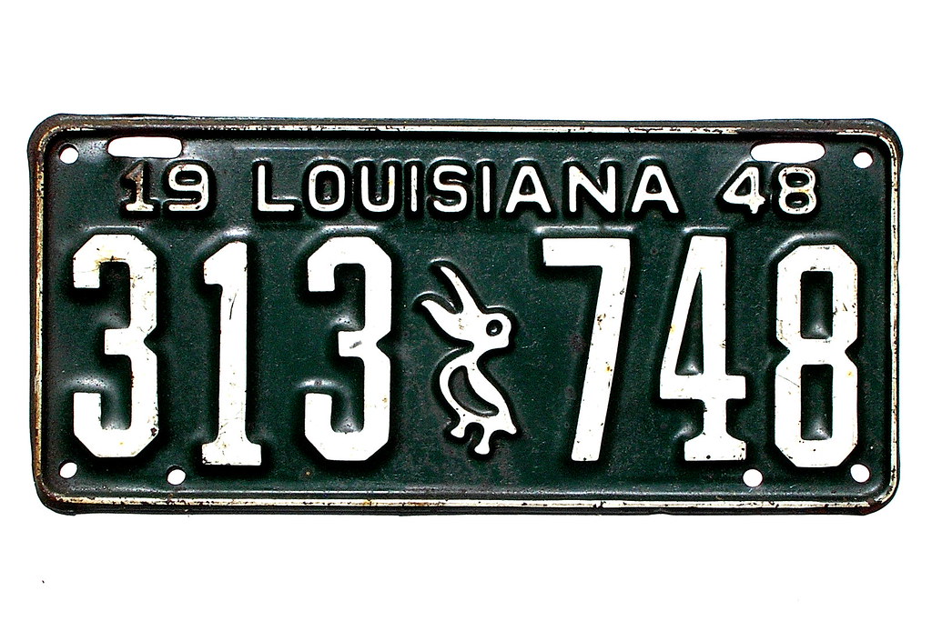 Louisiana 1948 PlateView Flickr