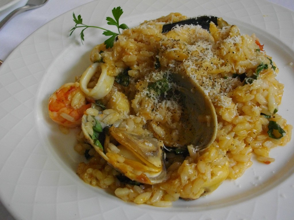 Risotto di Frutti di Mare Risotto with Seafood and Spicy… Flickr