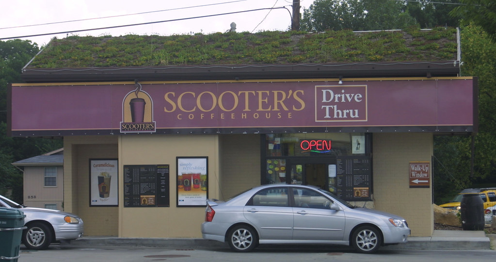 Scooter's Coffee House Taken midJune 2010 Coffee shop wit… Flickr