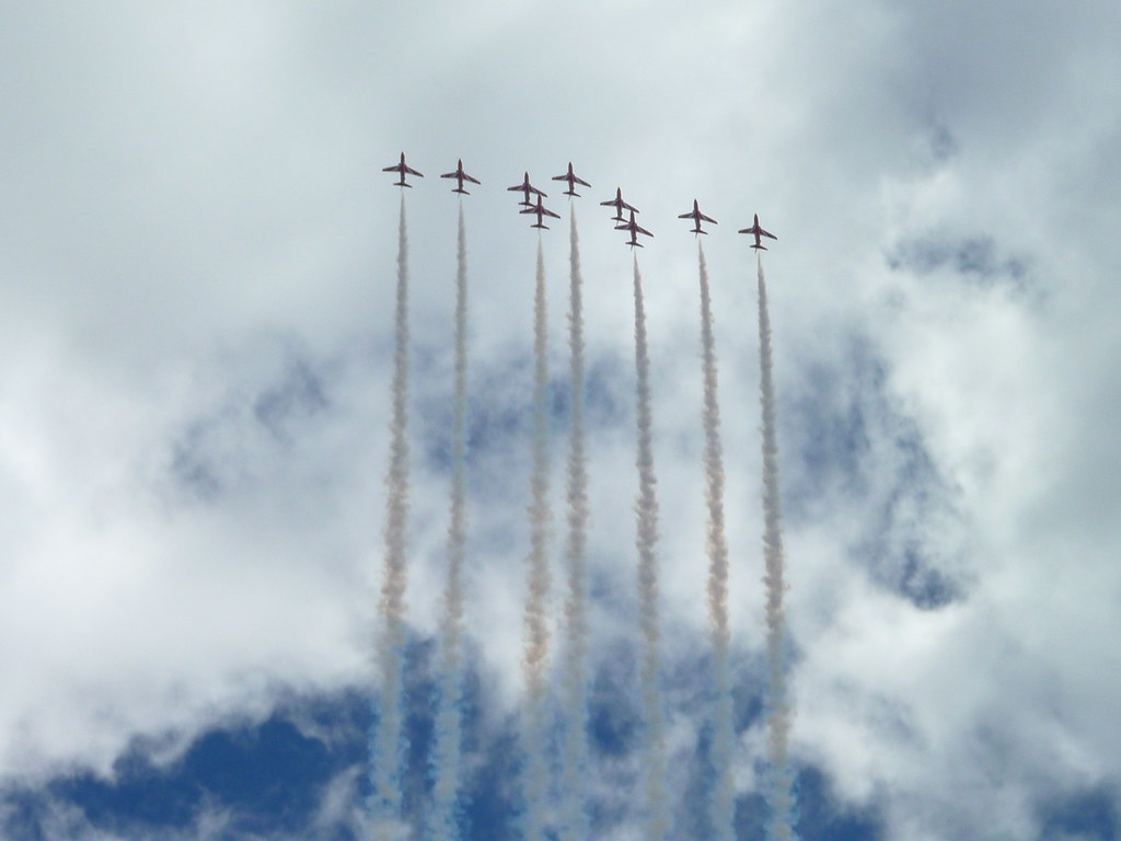 British Grand Prix 2010 RAF Red Arrows Alan Flickr