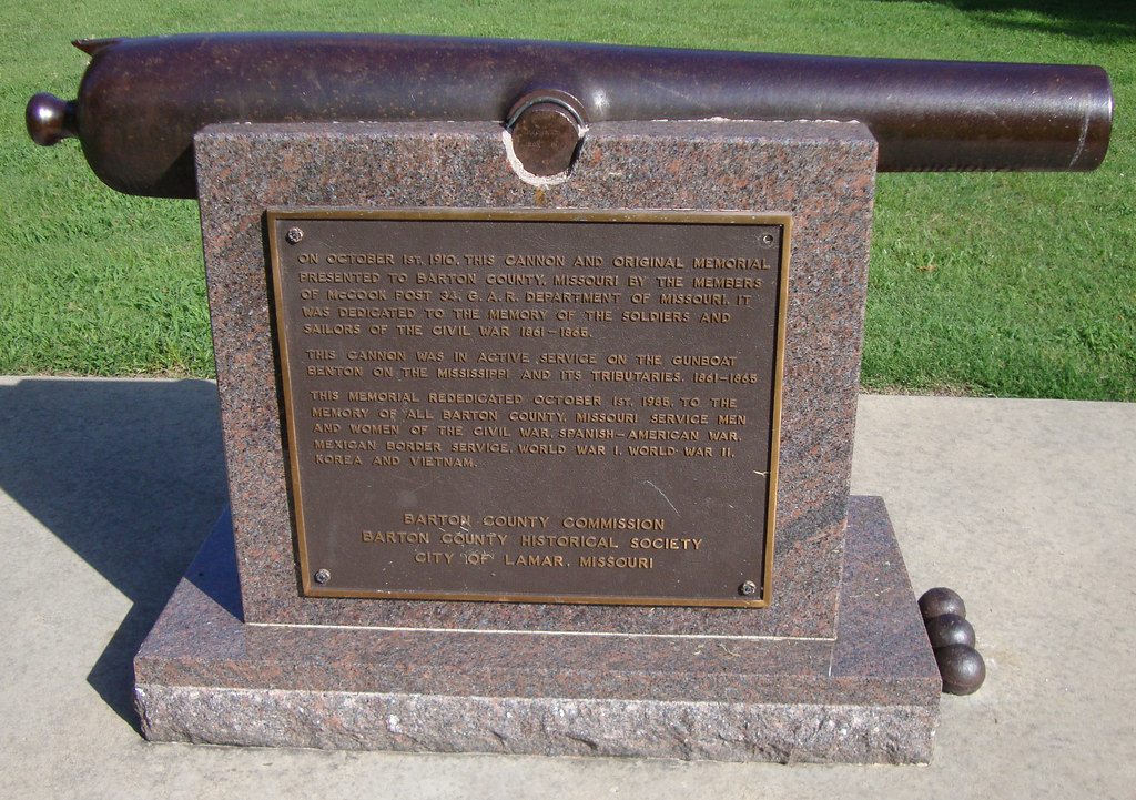 Barton County Courthouse Cannon (Lamar, Missouri) Located … Flickr