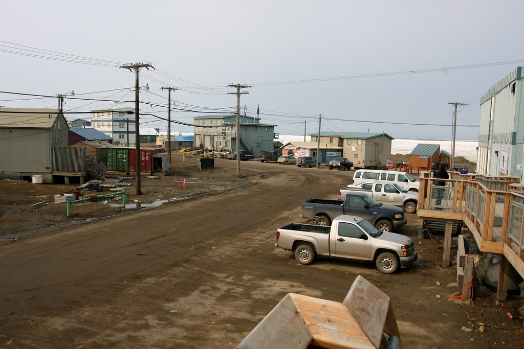 View of Barrow, Alaska from Top of The World Hotel Flickr