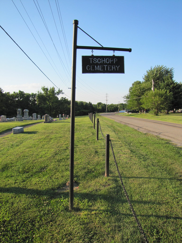 IMG_3223 Tschopp Cemetery sign in Pleasantville, Ohio. Pho… Flickr