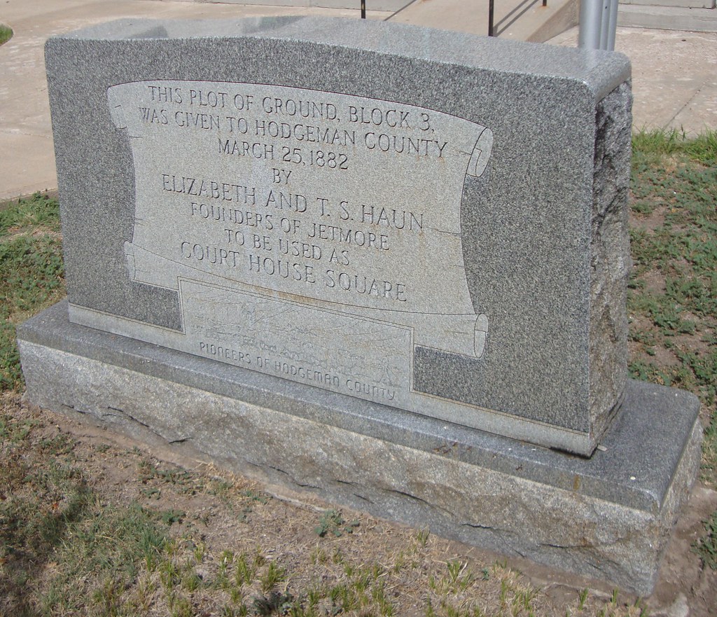 Hodgeman County Courthouse Square Marker (Jetmore, Kansas)… Flickr