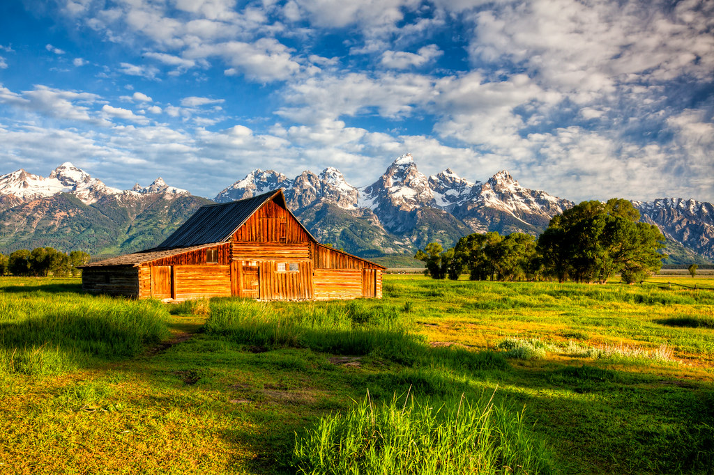 The Most Photographed Barn in America The Thomas A. Moulto… Flickr