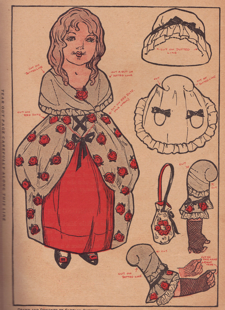 Little Martha Washington paper doll Designed and drawn by … Flickr