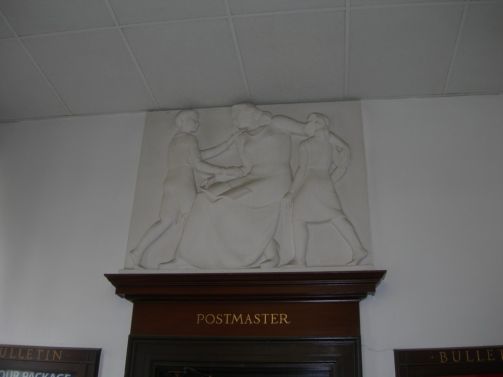 Fairfield Maine Post Office Relief New Deal relief entitle… Flickr