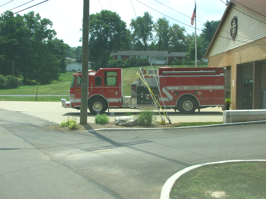 IMG_4959 Troy Township fire truck parked outside of the st… Flickr