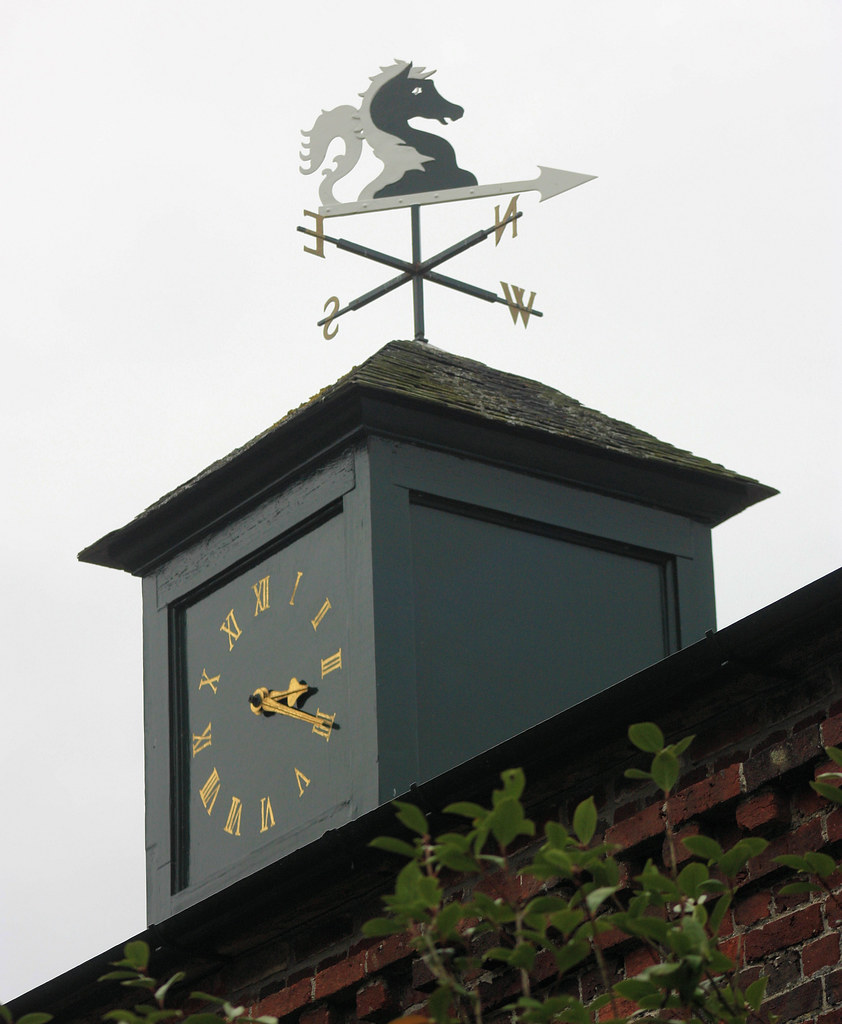 GWUK2010153, Weather vane and clock at Trelissick Garden,… Flickr