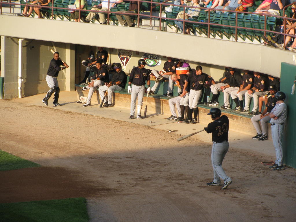 Louisville Bats Dugout Visitors' Dugout at McCoy Stadium i… Flickr