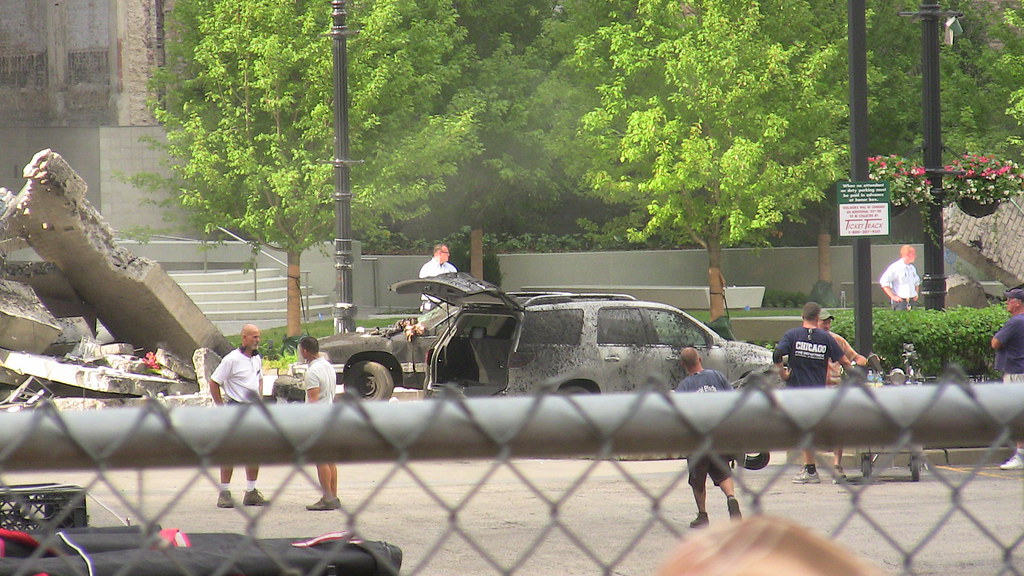 Transformers 3 Chicago movie setup and filming Transformer… Flickr