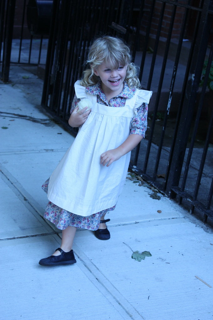 loving the little house dress! evie is dressed up for fair… Flickr