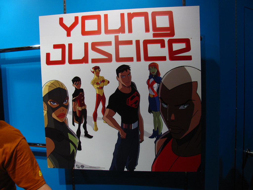 Young Justice poster at the DC Comics booth at San Diego C… Flickr