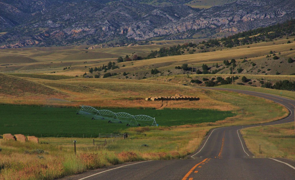 Hwy 41 near Whitehall Montana farm and ranch country. Flickr
